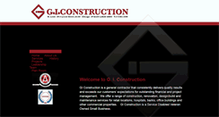 Desktop Screenshot of gi-construction.com